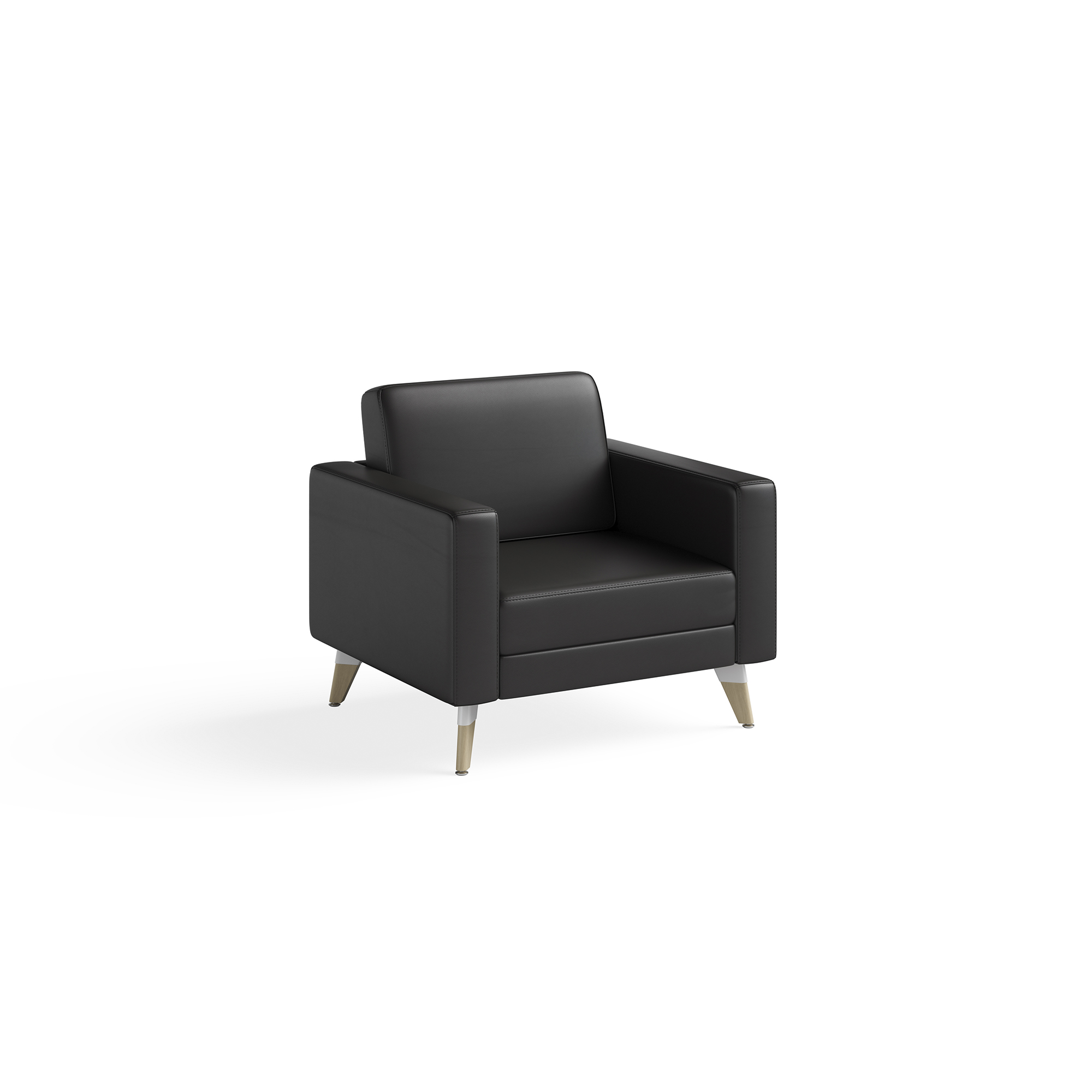Resi Lounge Chair – 1732RESFEET4PKBL