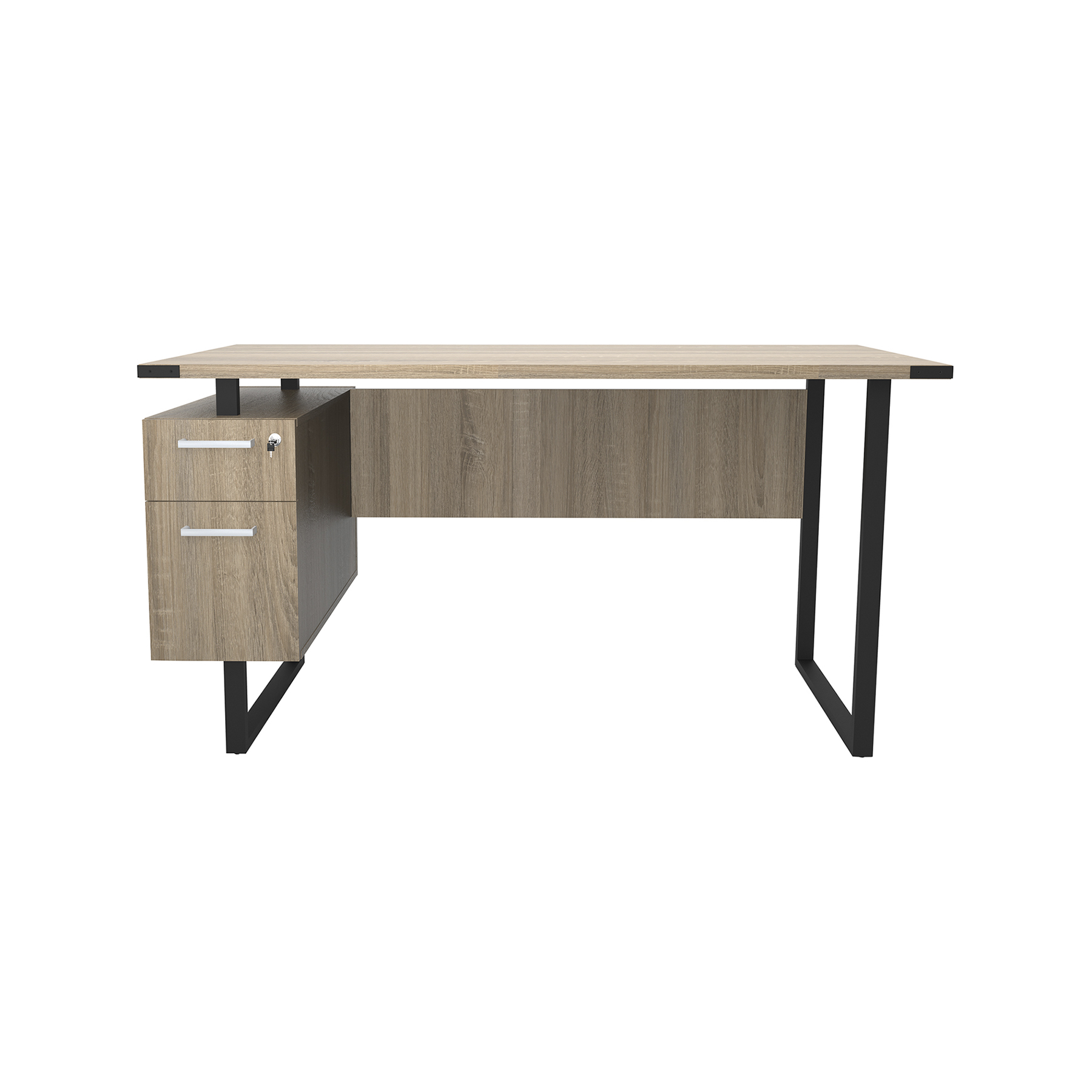 Mirella SOHO Desk with Built-In Pedestal – 5513SDD