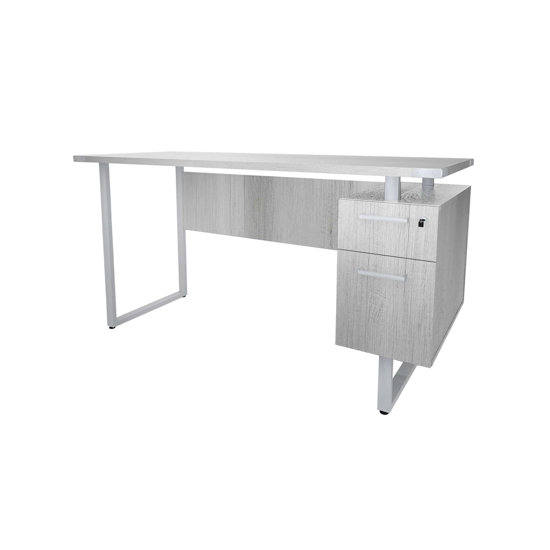 Mirella SOHO Desk with Built-In Pedestal – 5513WAH