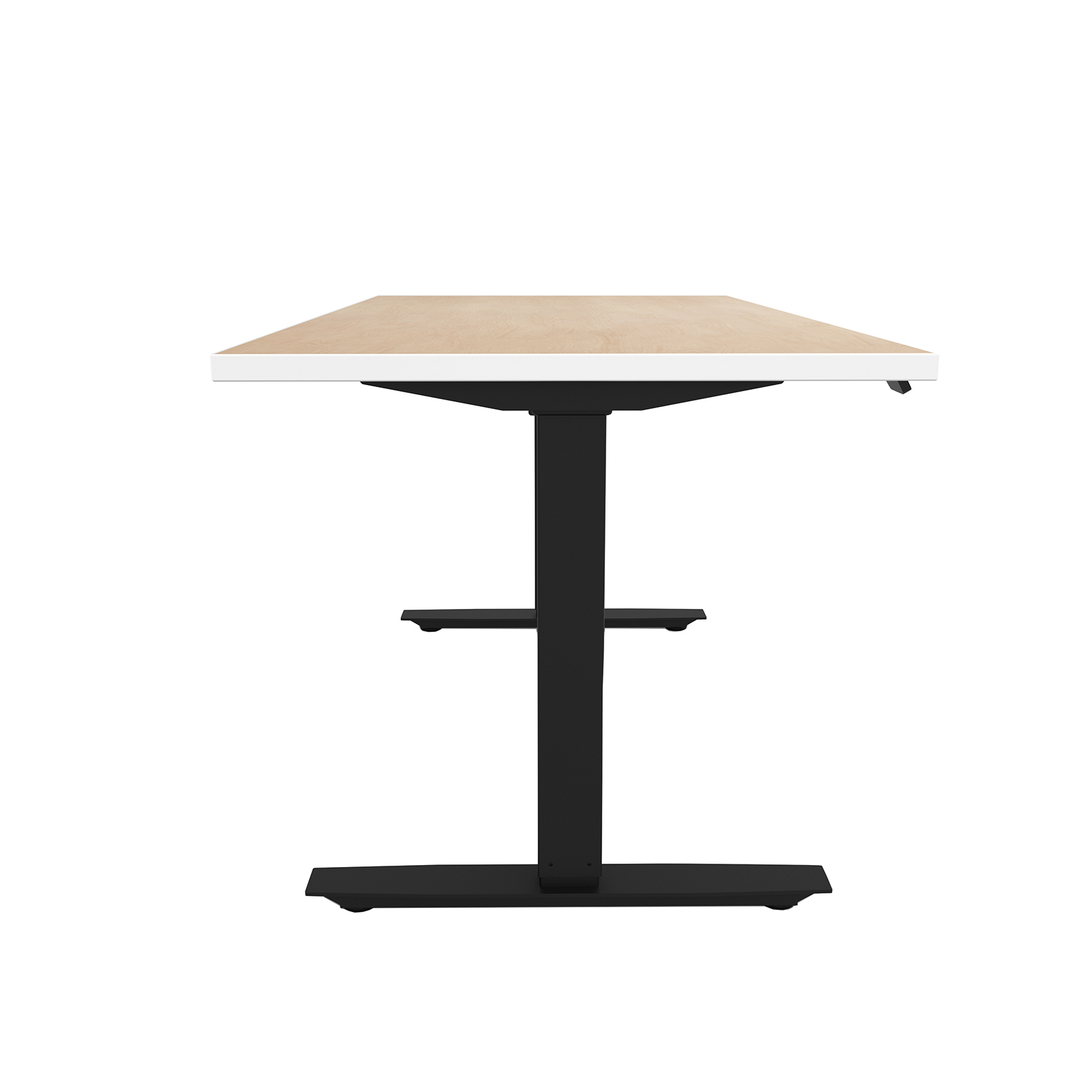 ML-Series Height-Adjustable Table, 30×60 Laminate Top, 2-Stage/2-Leg Base – ML223060BLFUMPWI