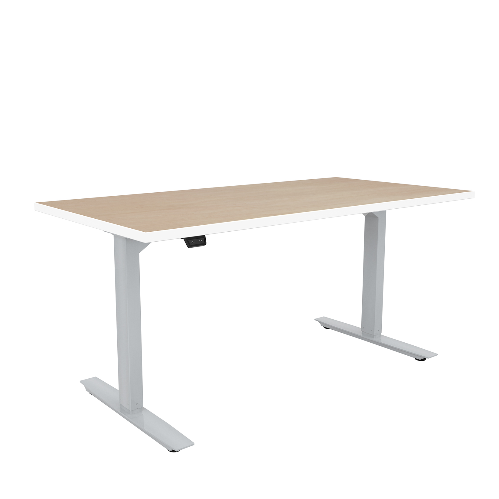 ML-Series Height-Adjustable Table, 30×60 Laminate Top, 2-Stage/2-Leg Base – ML223060SLFUMPWI