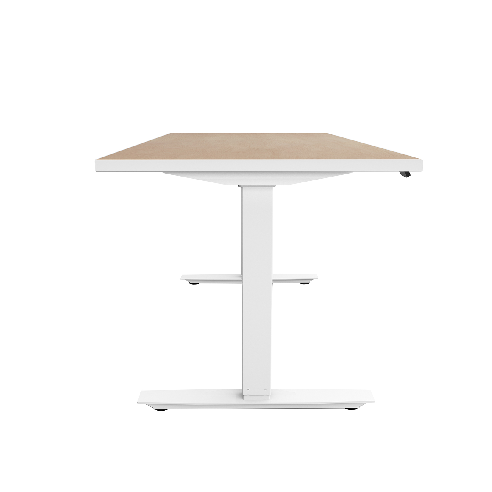 ML-Series Height-Adjustable Table, 30×60 Laminate Top, 2-Stage/2-Leg Base – ML223060WHFUMPWI