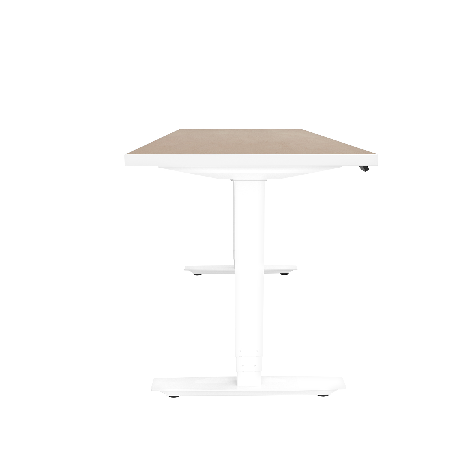 ML-Series Height-Adjustable Table, 24×60 Laminate Top, 3-Stage/2-Leg Base – ML322460WHFUMPWI