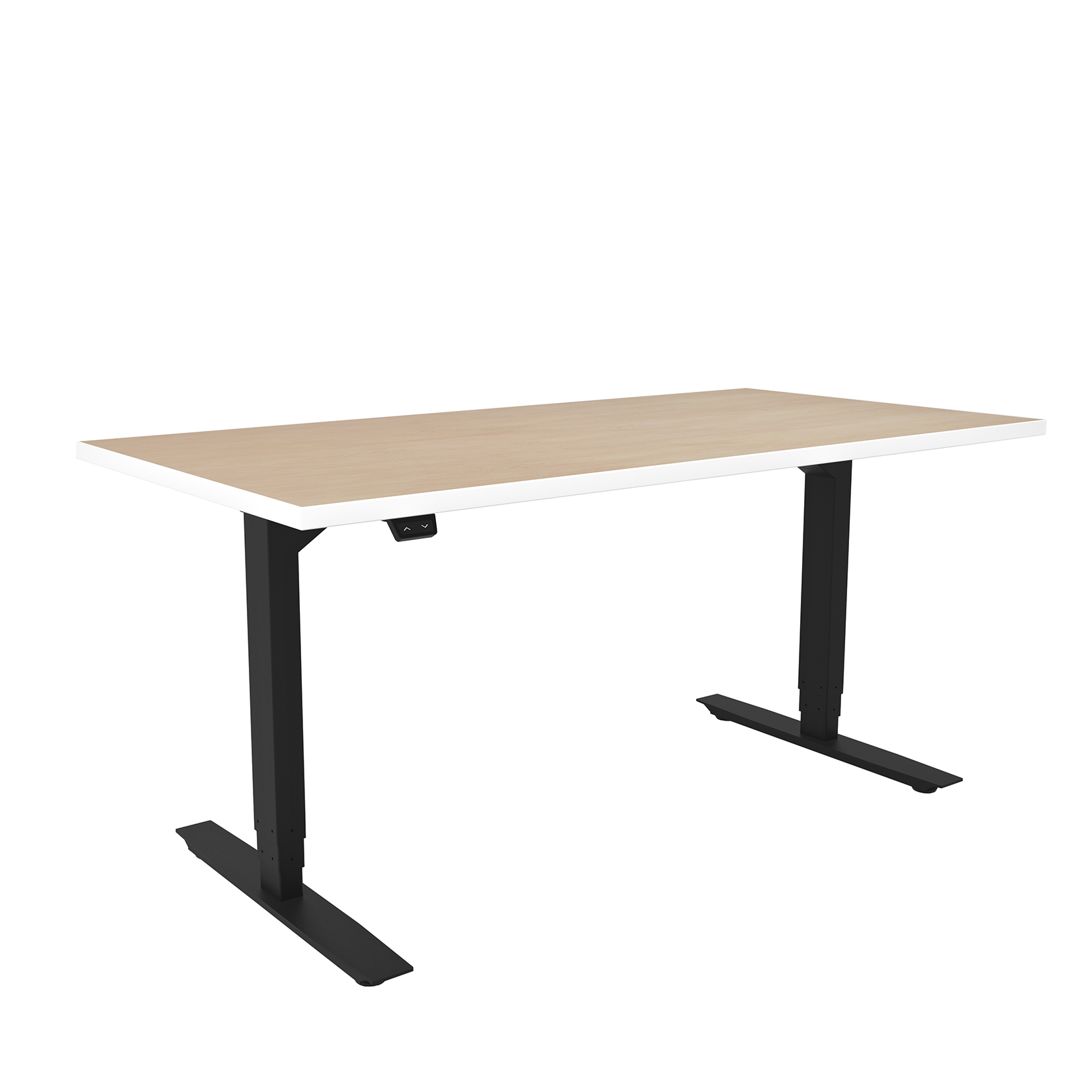 ML-Series Height-Adjustable Table, 30×60 Laminate Top, 3-Stage/2-Leg Base – ML323060BLFUMPWI