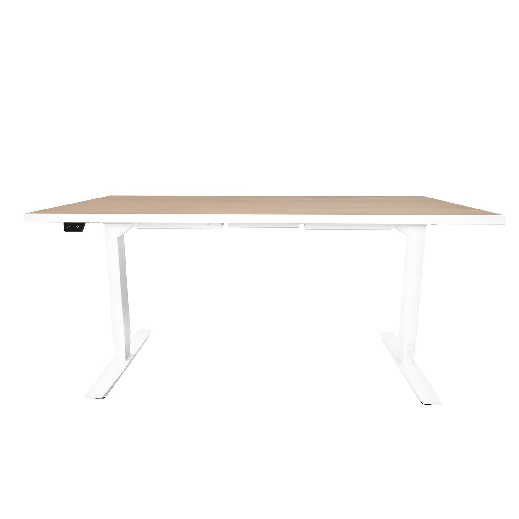 ML-Series Height-Adjustable Table, 30×60 Laminate Top, 3-Stage/2-Leg Base – ML323060WHFUMPWI
