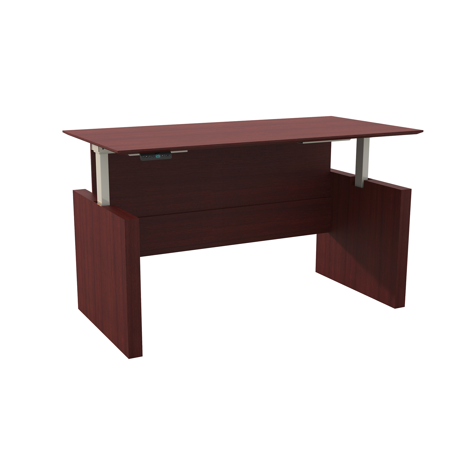 mayline medina height-adjustable 72" straight desk mndsha72lmh