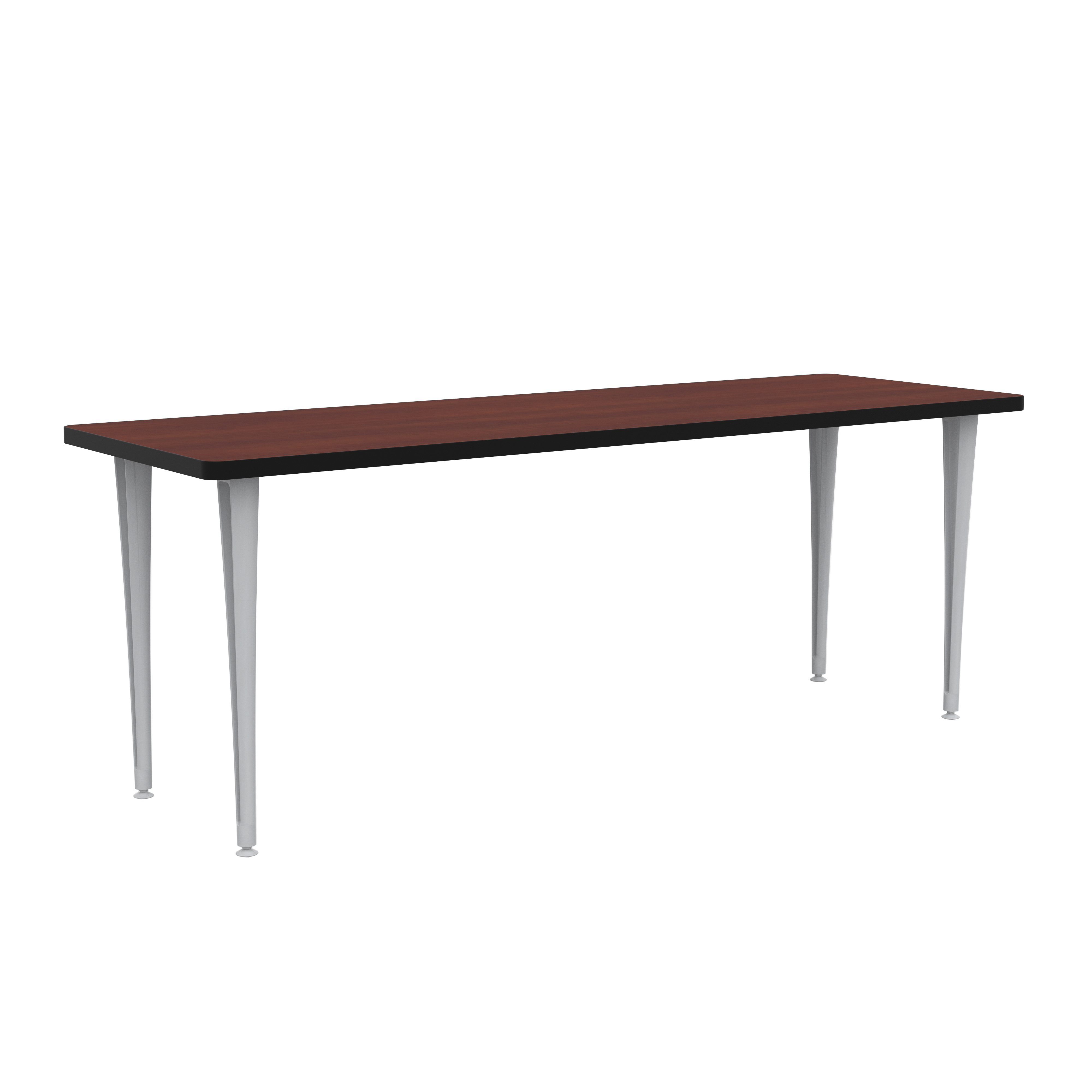 Rumba 72×24″ Fixed Base Table Post-Leg Glide – RBA7224PGSLBMCH