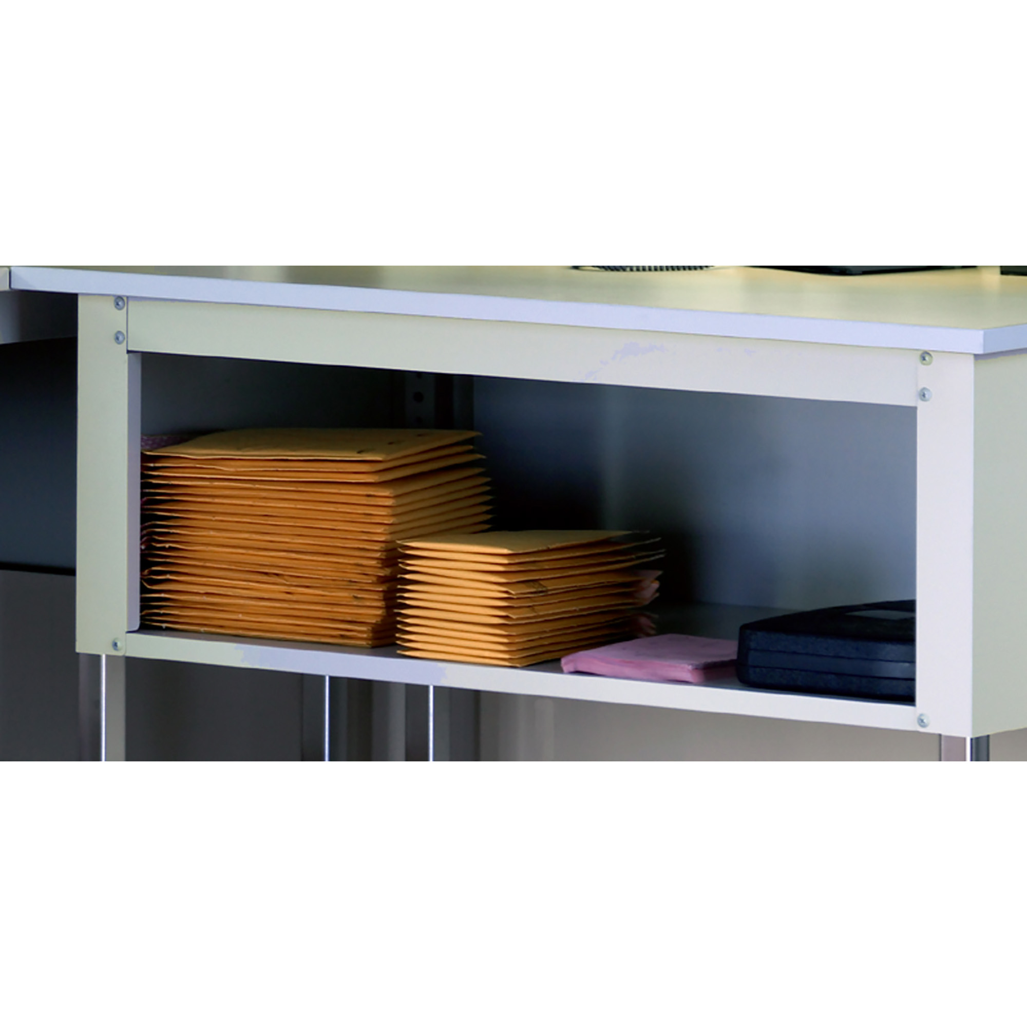 Mailflow-to-Go, Shelf for 48″W Work Table, 44″W x 1″H x 25 1/2″D